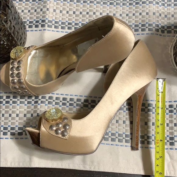 Taupe Bakers Heels - Picture 2 of 3